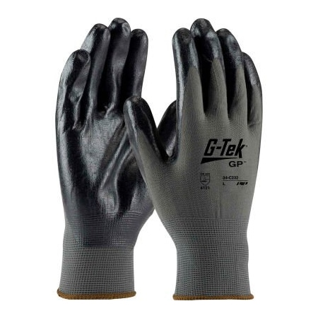 Pip PIP G-Tek GP Nitrile Coated Nylon Grip Glove, XS, 12 Pairs 34-C232/XS
